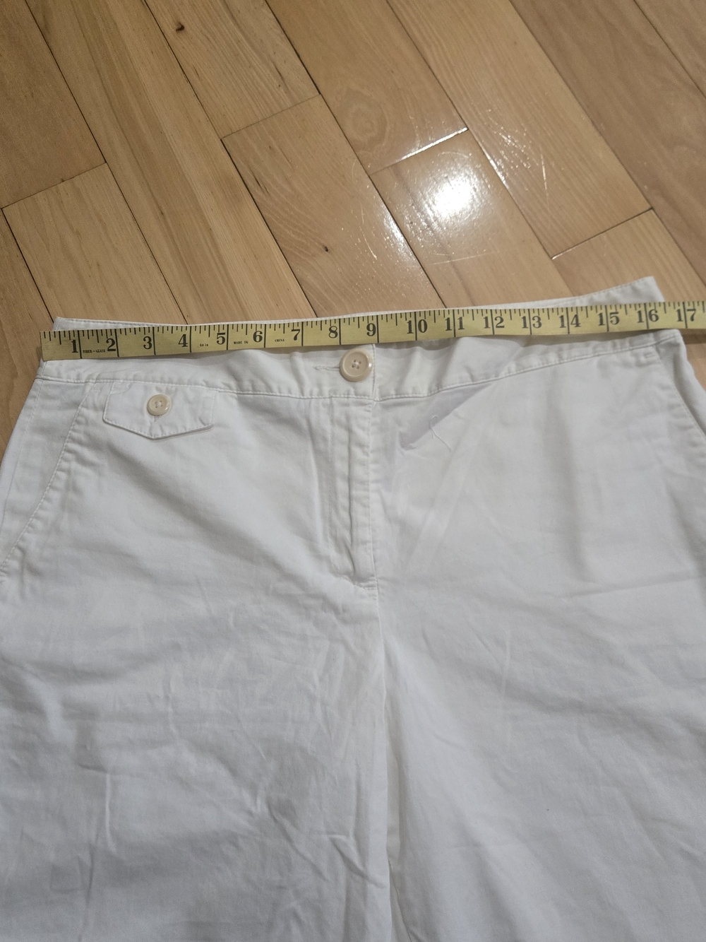 Talbots White Bermuda Shorts - Picture 4 of 8